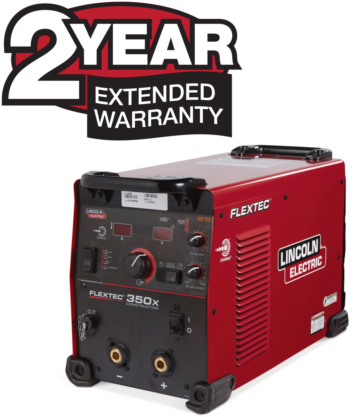 Lincoln 2-Year Extended Warranty - Flextec 350X (Twist Mate) X3443