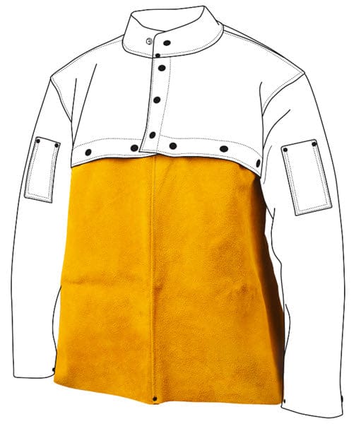 Black Stallion Clothing Tan Black Stallion CORE Split Cowhide Leather Bib AL1520-TN