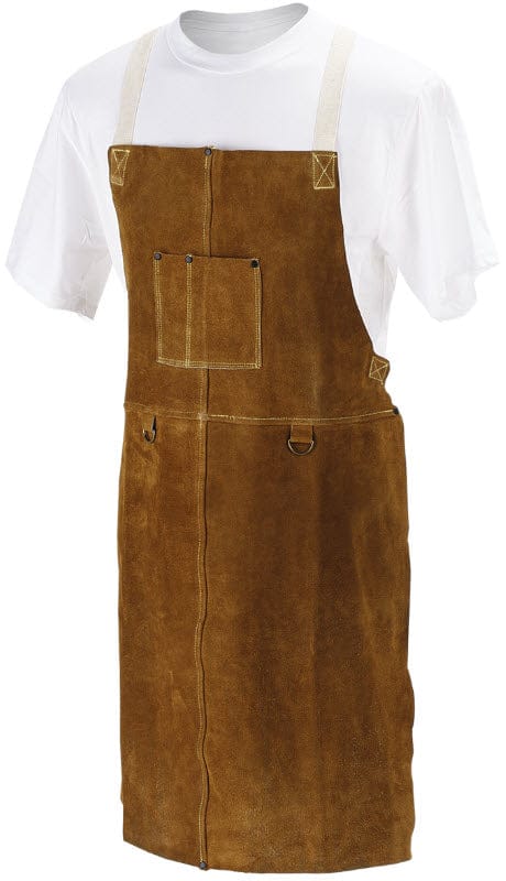Black Stallion Clothing Black Stallion Leather Bib Apron - Split Cowhide 36A