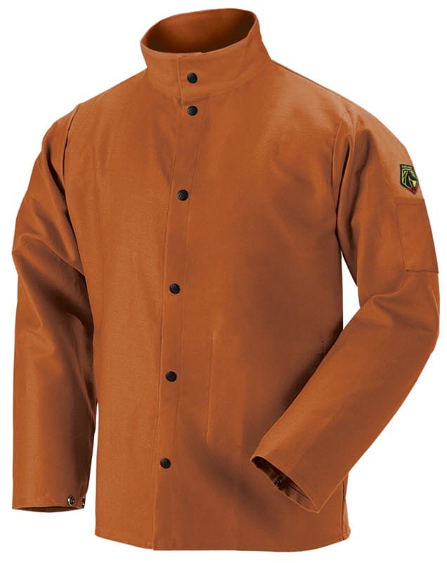 Black Stallion Clothing Black Stallion Welding Jacket - TruGuard 200 FR Brown Cotton FB2-30C
