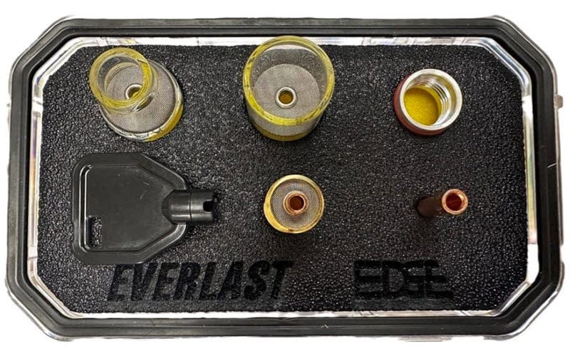 Everlast Consumables Everlast EDGE Pyrex Gas Lens Starter TIG Kit - 17/18/26 Torches