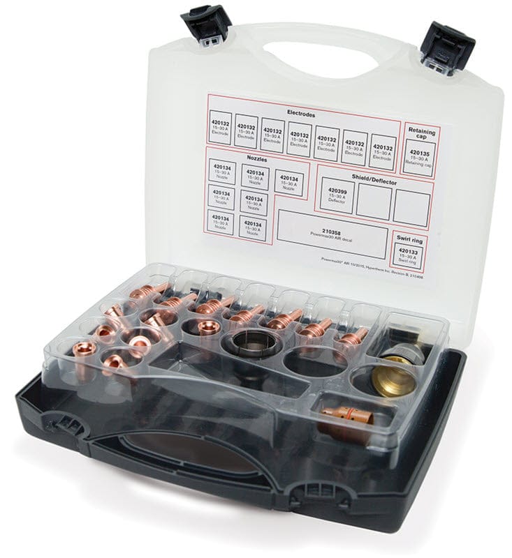 Hypertherm Consumables Hypertherm Powermax30 AIR Essential Handheld 30 A Cutting Consumable Kit 851462