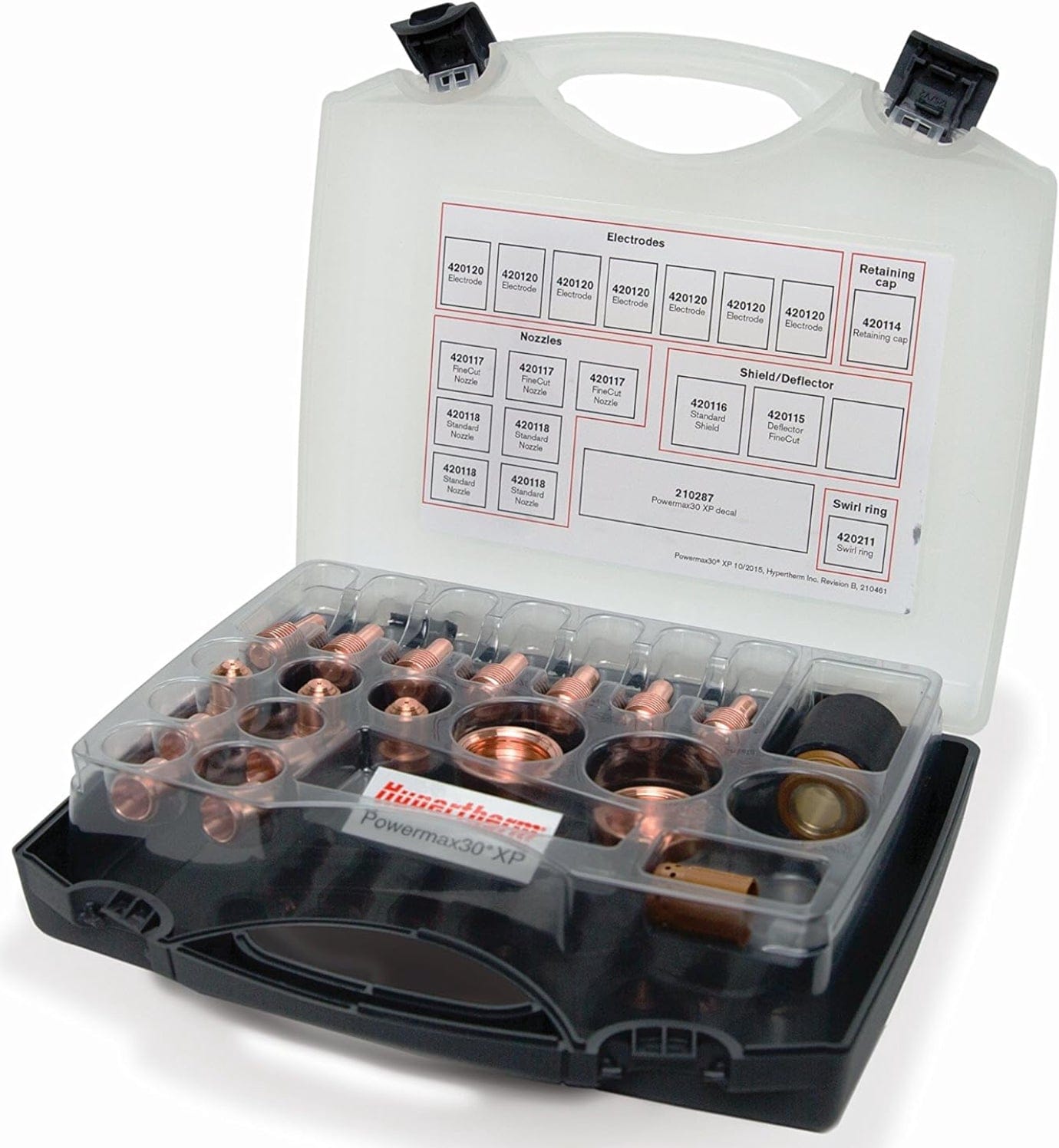 Hypertherm Consumables Hypertherm Powermax30 XP Essential Handheld 30 A Cutting Consumable Kit 851479
