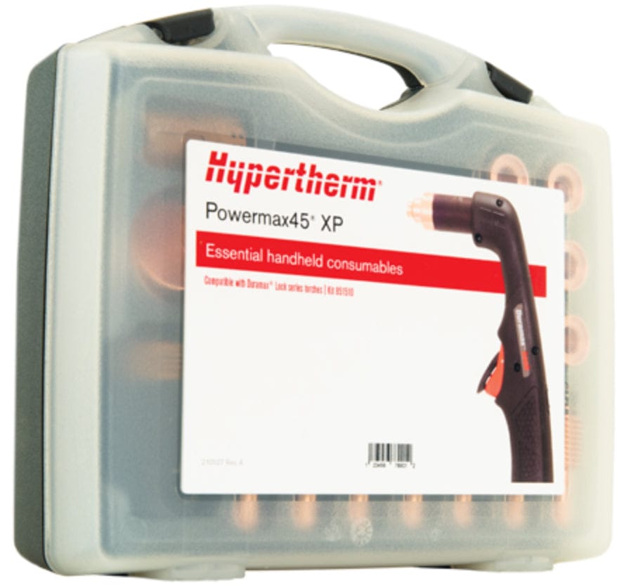 Hypertherm Consumables Hypertherm Powermax45 XP Essential Handheld 45 A Cutting Consumable Kit 851510