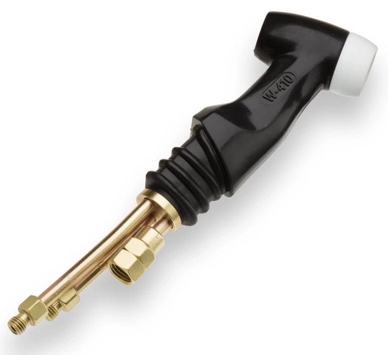 Weldcraft W-410 TIG welding torch head with brass fittings