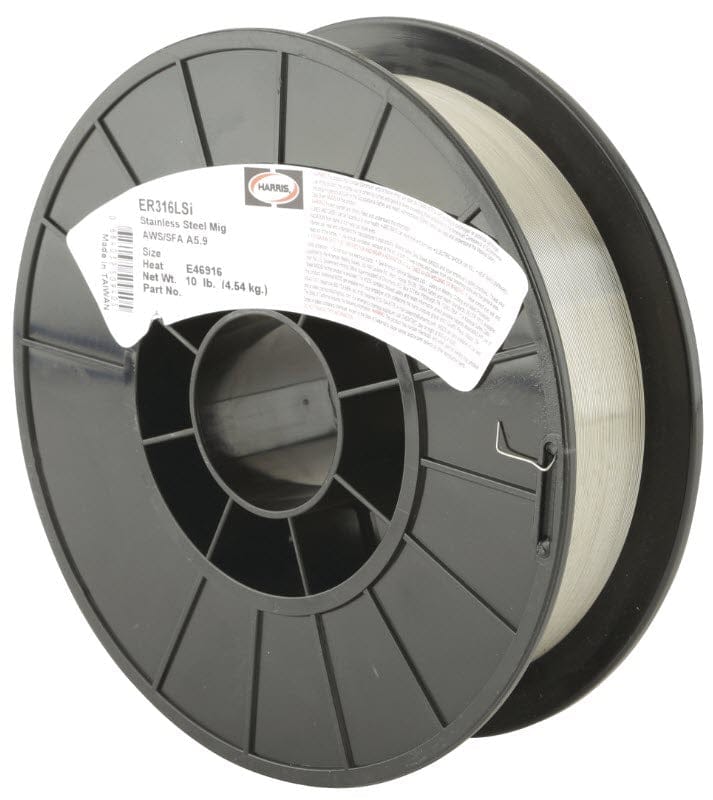 Harris Filler Metals Harris 316LSi Stainless Steel MIG Welding Wire-10# Spool