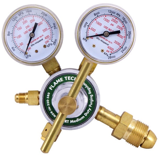 Flame Tech Gas Apparatus Flame Tech Nitrogen Regulator - Purging/Testing MDR-IN-350-580