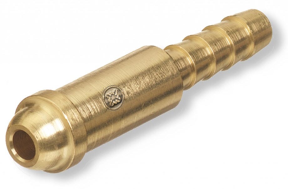 Western Enterprises Gas Apparatus Western Inert Arc Nipple with 2-7/32" Long Hose Barb AW-17