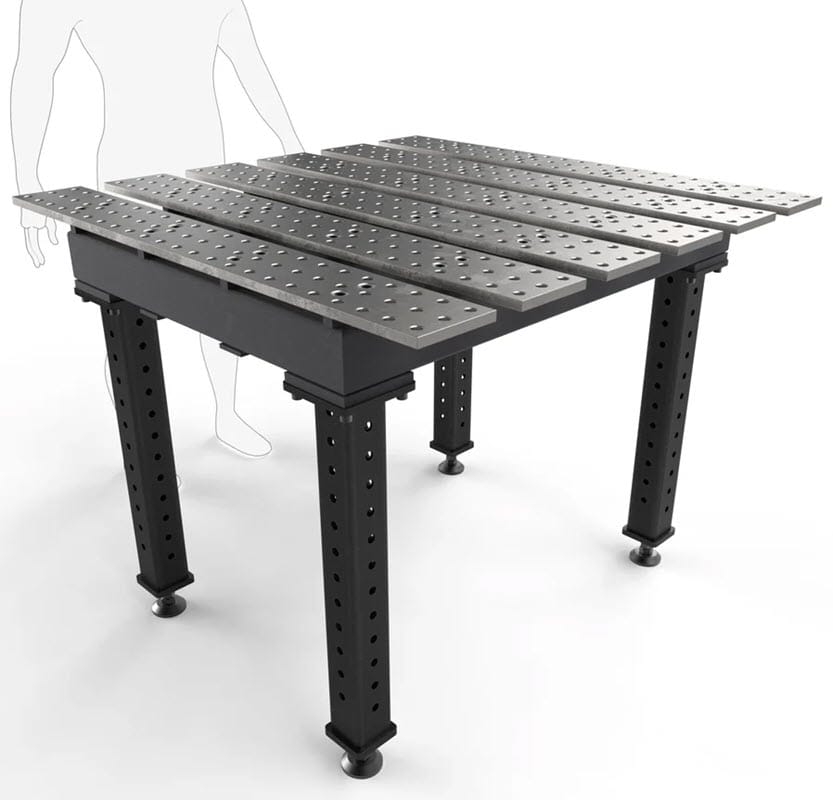 BuildPro Machine Accessories BUILDPRO MAX Slotted Welding Table 4' x 4' (Standard) TMA54746