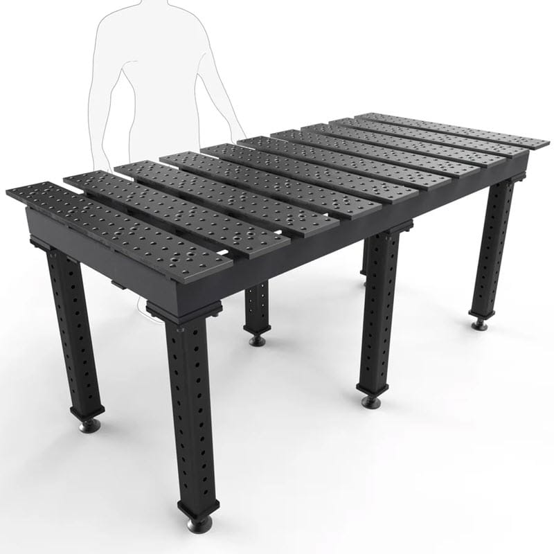BuildPro Machine Accessories BUILDPRO MAX Slotted Welding Table 6.5' x 3' (Nitrided) TMQA57838