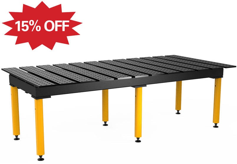 BuildPro Machine Accessories BUILDPRO MAX Slotted Welding Table 8' x 4' (Nitrided) TMQB59446