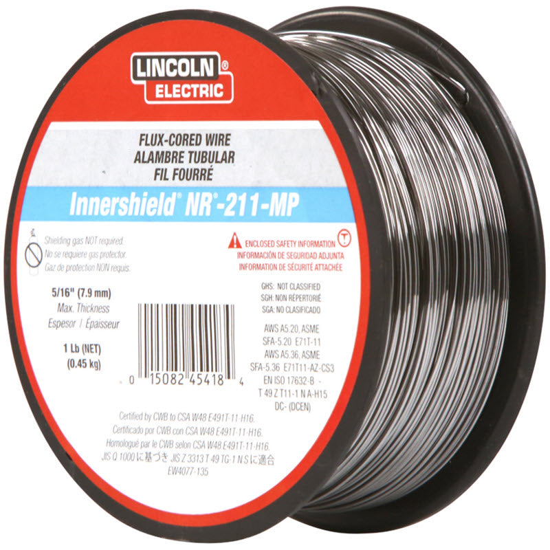 Lincoln Innershield NR-211-MP Flux-Cored Welding Wire - 1 lb. Spool