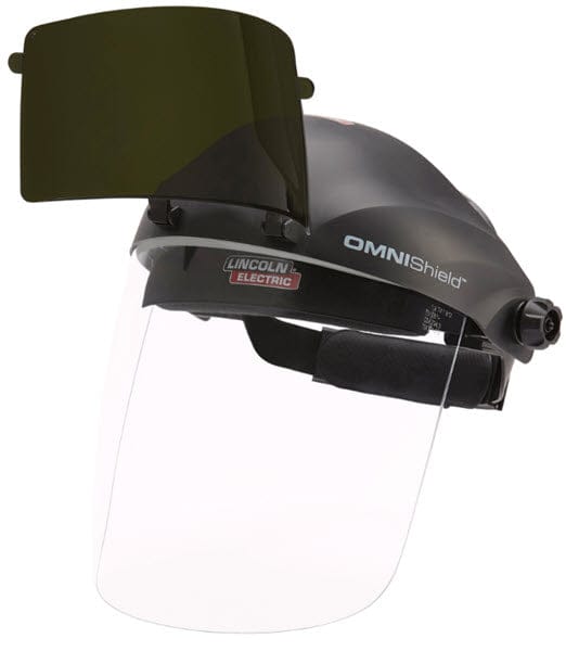 Lincoln Personal Safety Lincoln OMNIShield Clear Face Shield w/Flip-Up Shade 5 IR/UV K4969-1