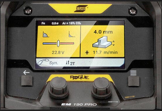 ESAB Welders ESAB Rogue EM 190 PRO MIG Welder 0700301083