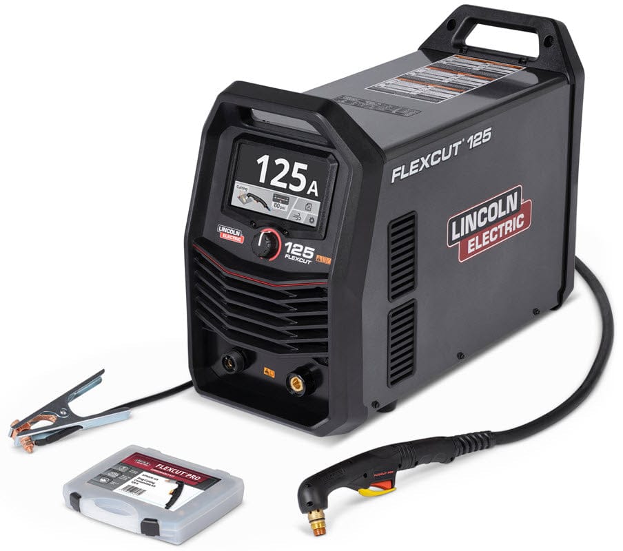 Lincoln Welders 25 ft Lincoln FlexCut 125 Plasma Cutter Handheld Ready-Pak K5828-H