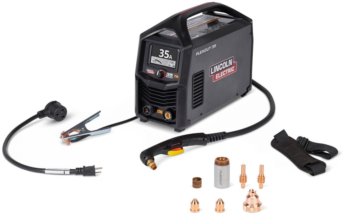 Lincoln Welders 25 ft Lincoln FlexCut 35 Plasma Cutter Handheld Ready-Pak K5821-H