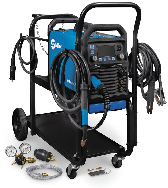 Miller Multimatic 215 Multiprocess Welder w/Running Gear 951000074