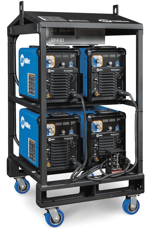 Miller XMT 400 ArcReach 4-Pack Rack Fused 460/575 907882