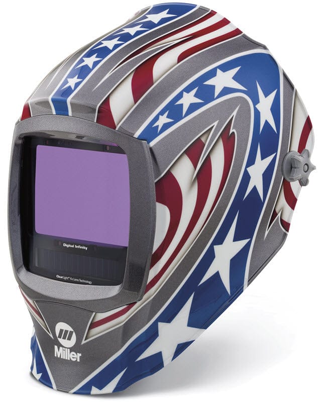 Miller Welding Helmets Miller Stars & Stripes Digital Infinity ClearLight 4x Welding Helmet 296780