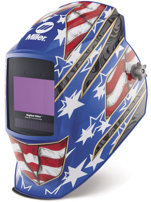 Miller Welding Helmets Miller Stars & Stripes III Digital Elite ClearLight 4x Welding Helmet 296770