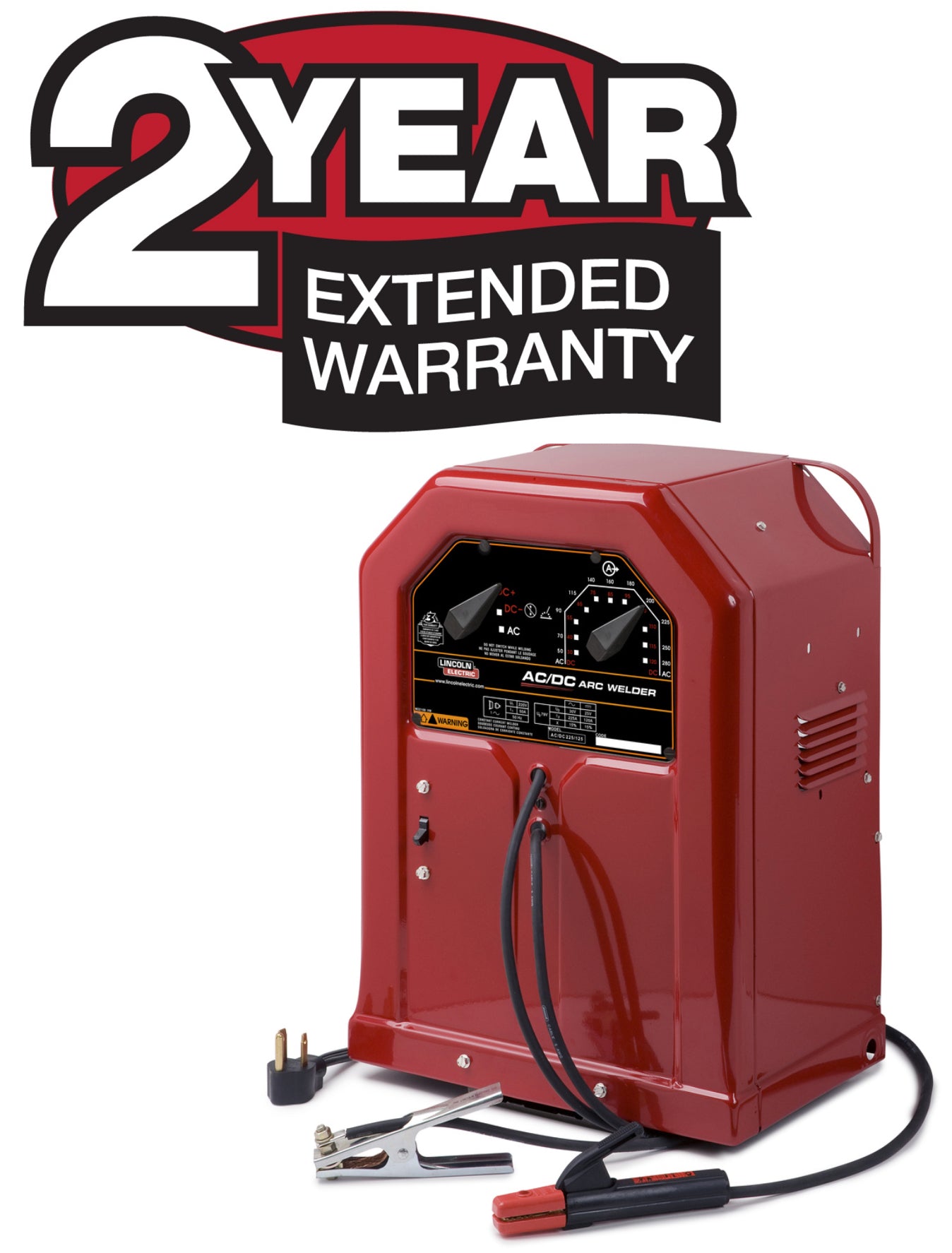 Lincoln 2-Year Extended Warranty - AC/DC 225/125 X1297