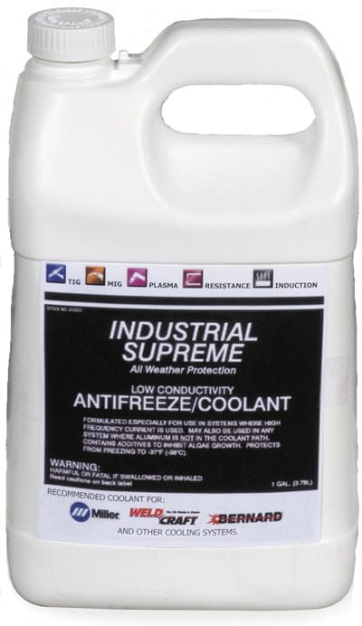 Miller Machine Accessories Miller Low Conductivity Antifreeze/Coolant 043810