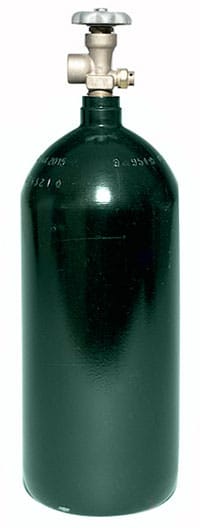 Cyl Tec Machine Accessories TurboTorch Inert Gas Cylinder - 40 Cubic Foot 0916-0028