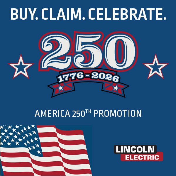 Lincoln Electric USA 250 Commemorative Promotion