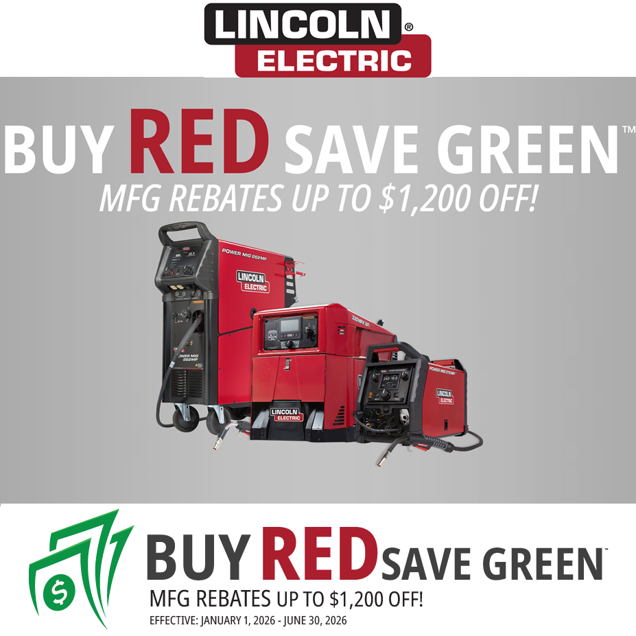 Lincoln Electric® Buy RED Save GREEN™ Promotion