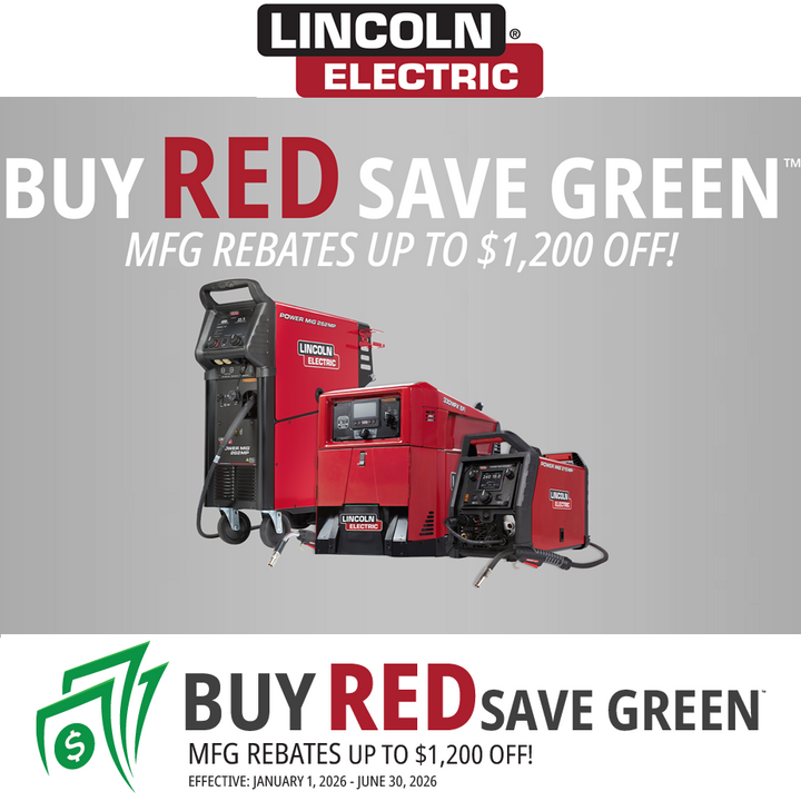Lincoln Electric® Buy RED Save GREEN™ Promotion
