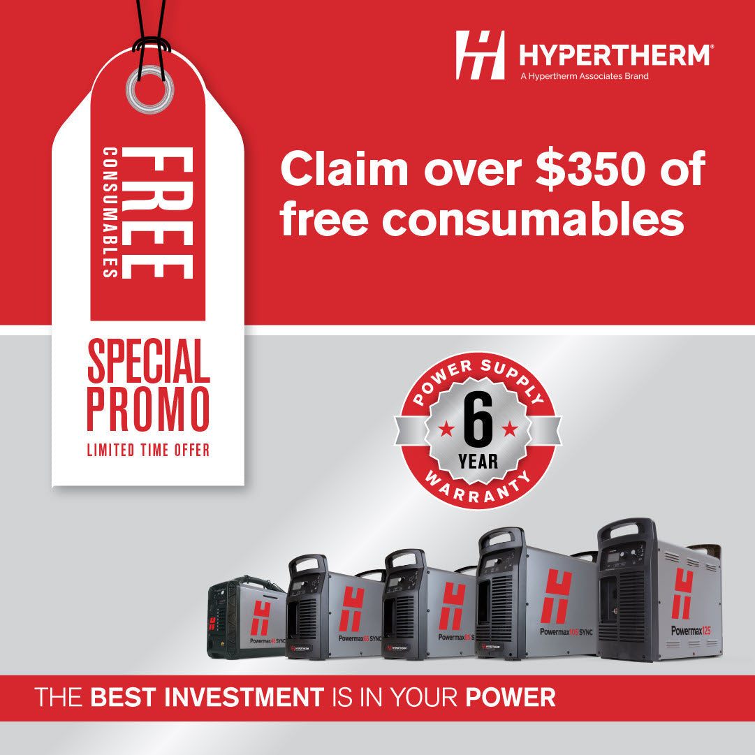 Hypertherm Free Consumables Promotion