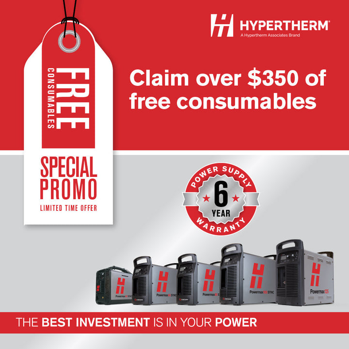 Hypertherm Free Consumables Promotion