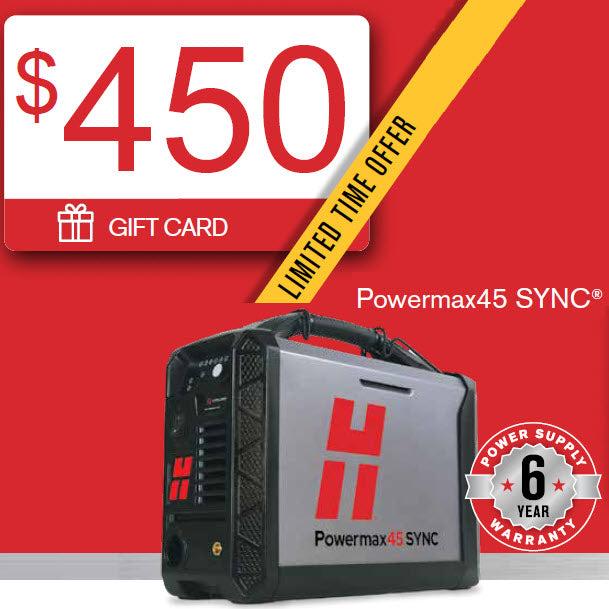 Hypertherm® Powermax45 SYNC® Rebate Promotion