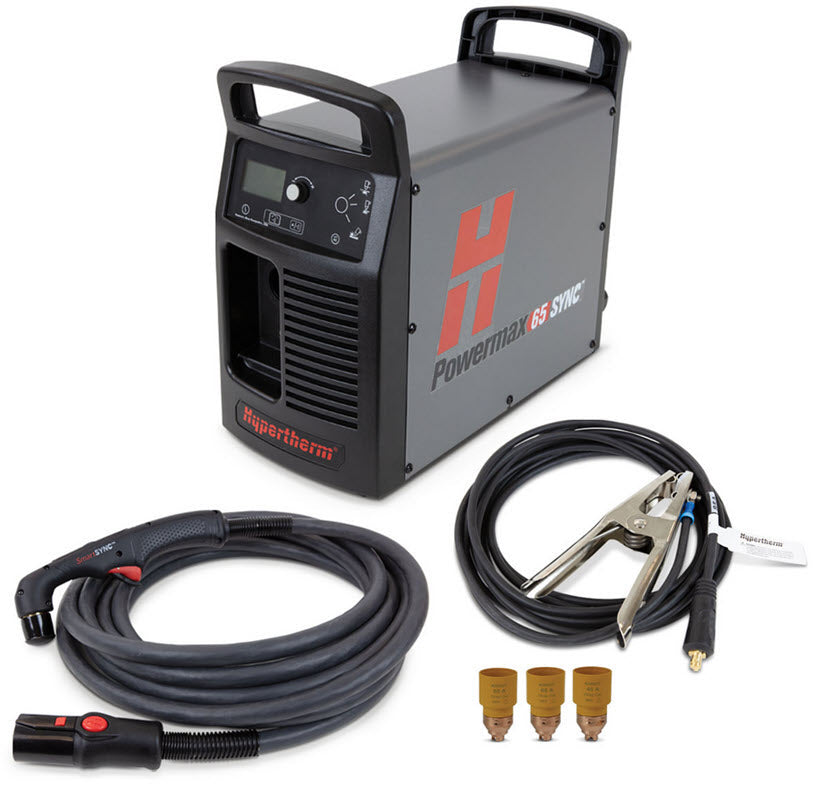 Hypertherm Powermax65 SYNC Plasma Cutter w/75 Degree Handheld Torch