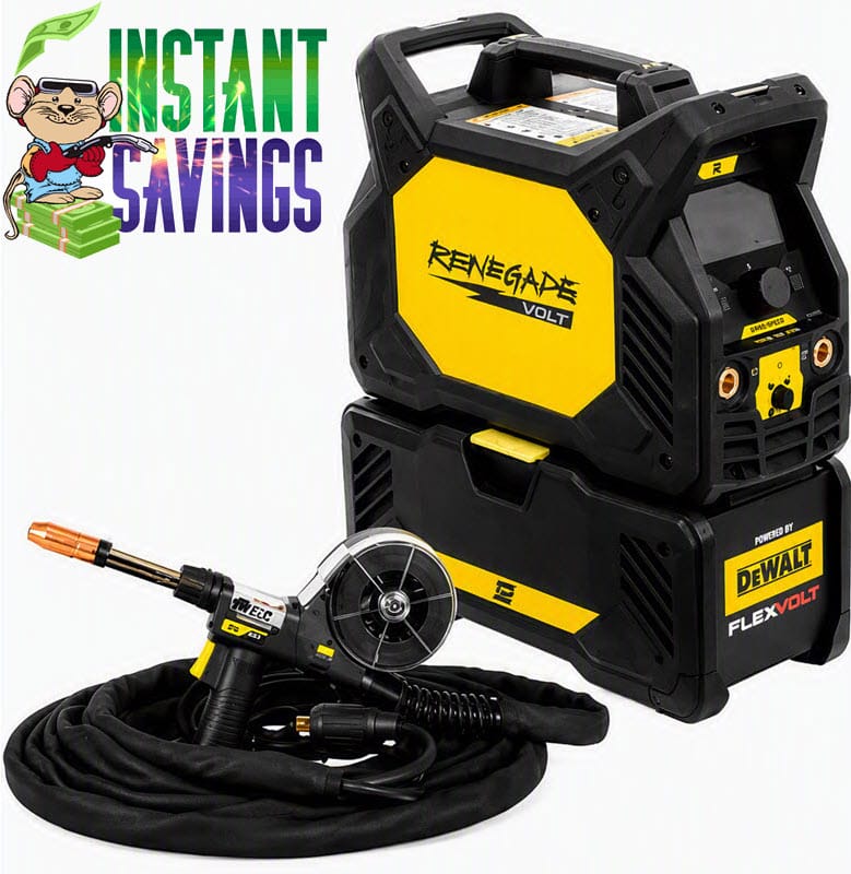 ESAB Renegade VOLT EMP 200i Spool Gun Package Battery-Powered Welder 0448856880