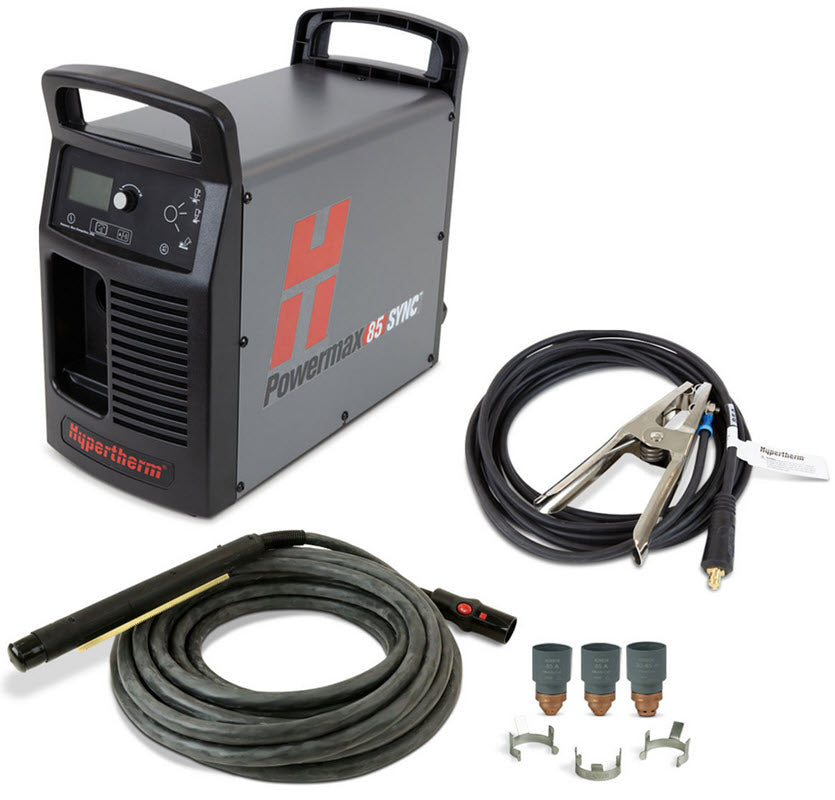 Hypertherm Powermax105 SYNC Plasma Cutter w/CPC & 180 Degree Machine Torch