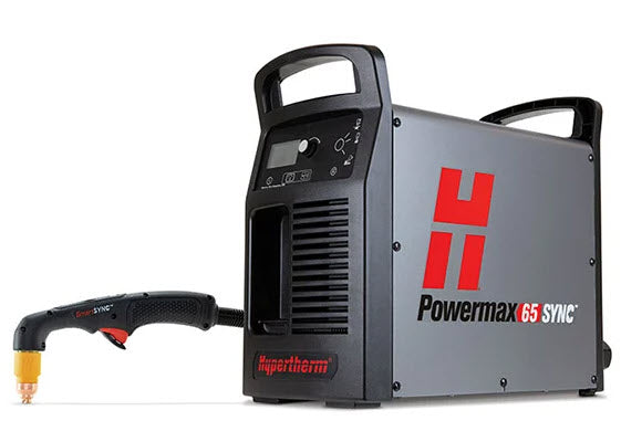 Hypertherm Powermax65 SYNC Plasma Cutter w/75 Degree Handheld Torch