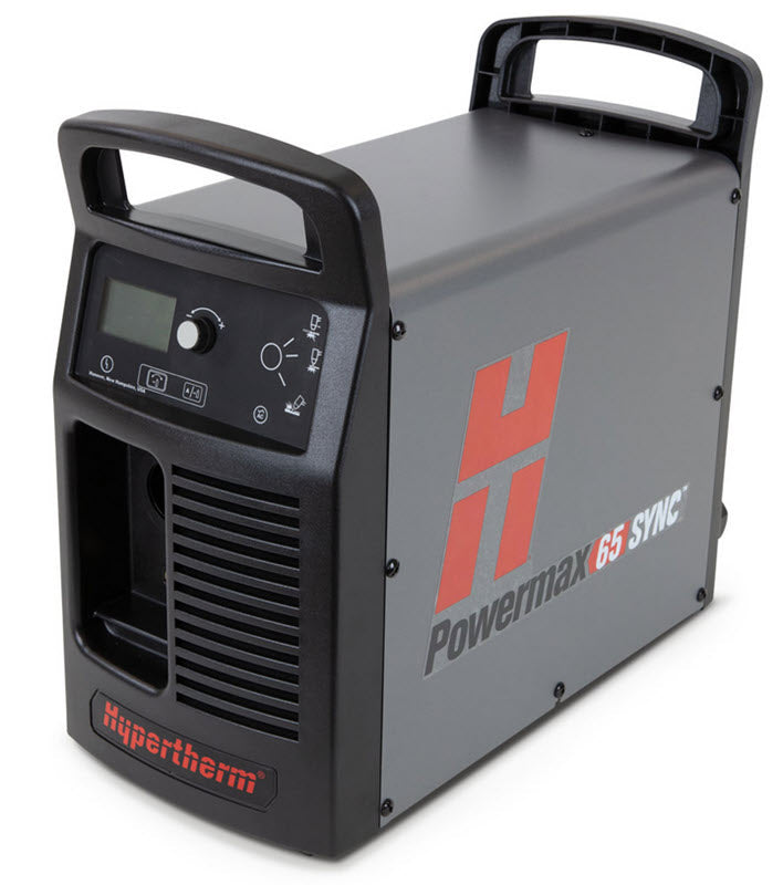 Hypertherm Powermax65 SYNC Plasma Cutter w/75 & 15 Degree Handheld Torches