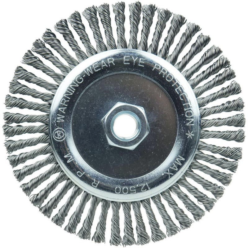 Weiler Stringer Bead Wheel - 6" Steel 08766