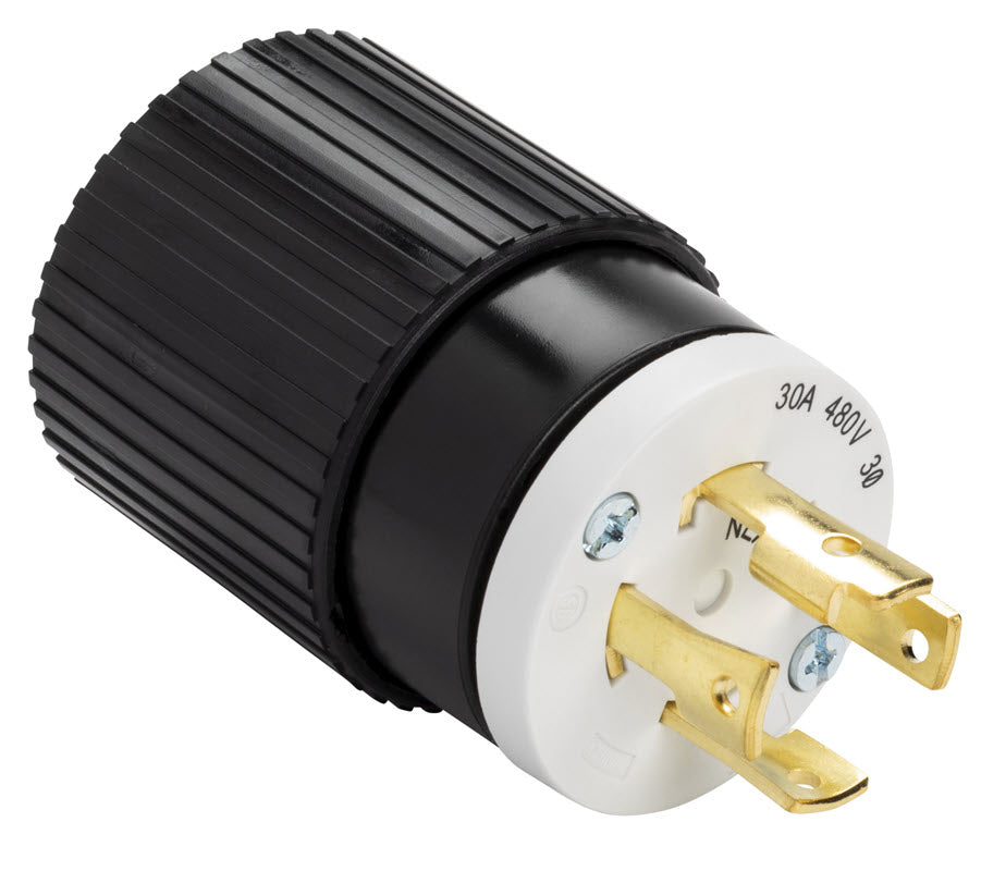 Miller NEMA L16-30P 480 Volt (Three-Phase) Twist Lock Plug 165963