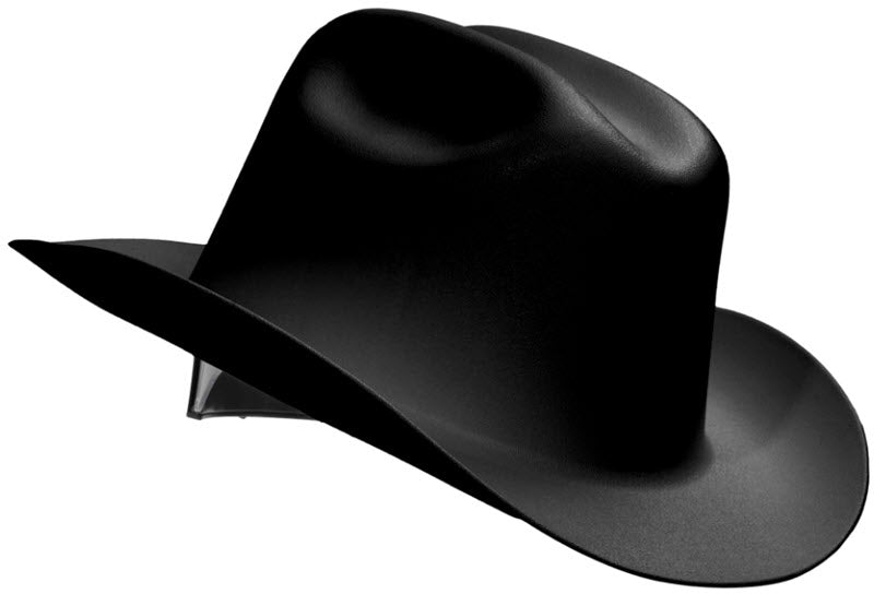 Jackson Black Western Outlaw Hard Hat 17330