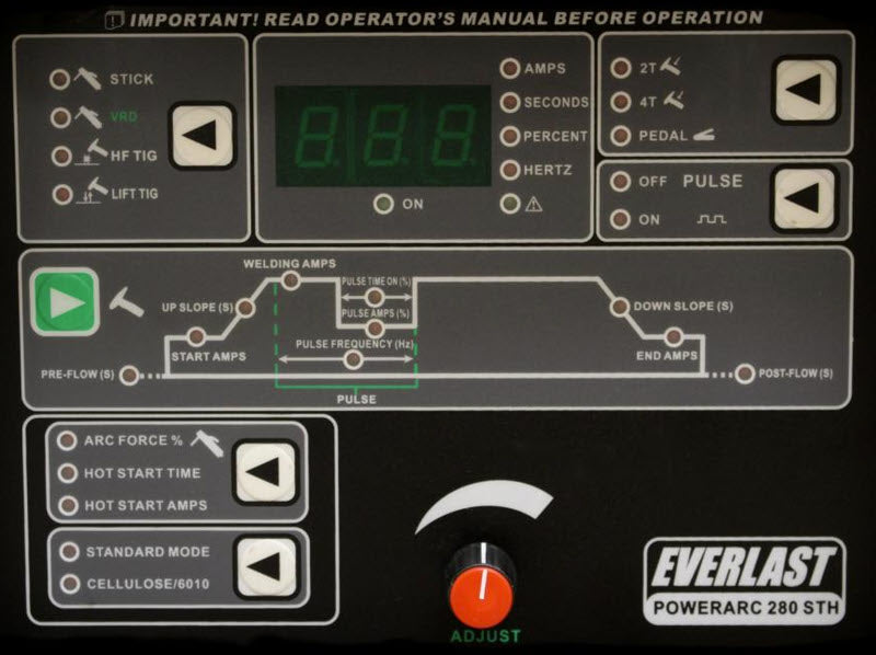 Everlast PowerArc 280STH Stick/TIG Welder PA-280STH