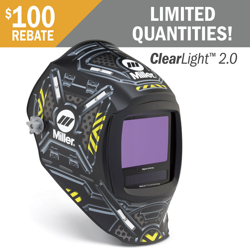 Miller Welding Helmet - Black Ops Infinity ClearLight 2.0 289715