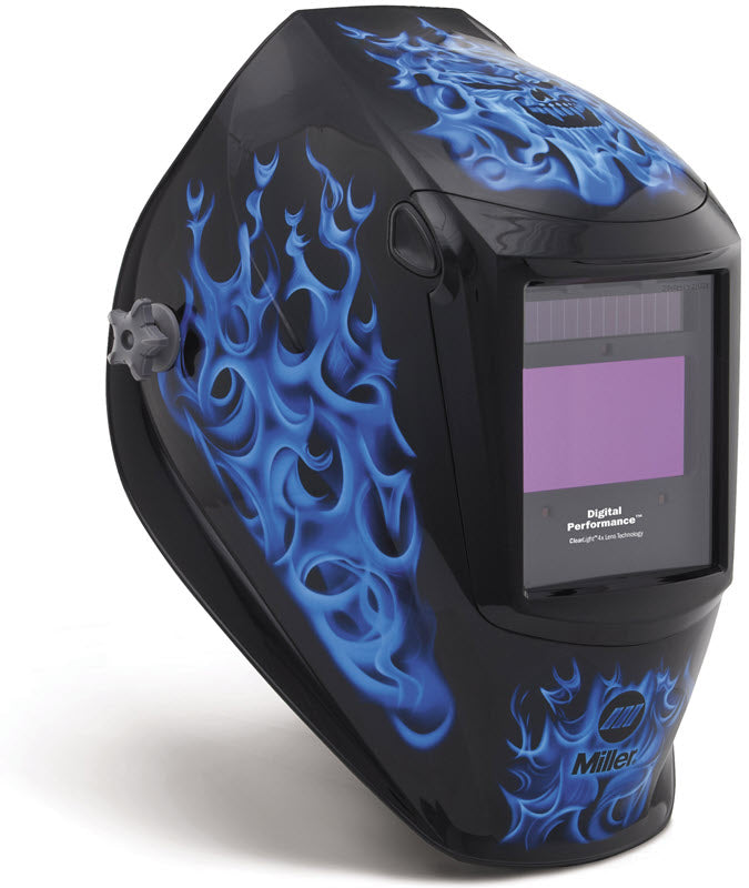 Miller Blue Rage Digital Performance ClearLight 4x Welding Helmet 296753