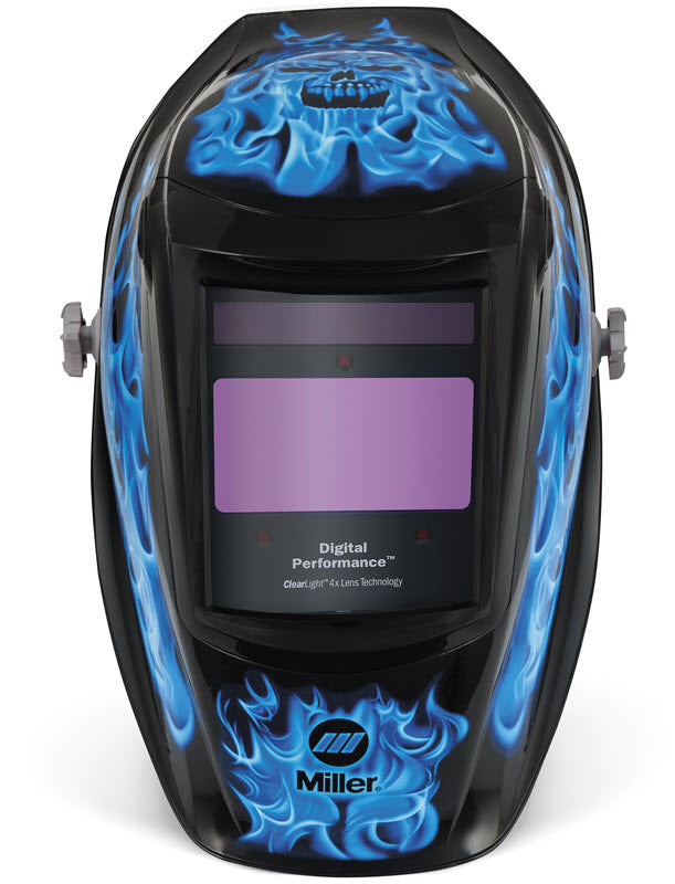 Miller Blue Rage Digital Performance ClearLight 4x Welding Helmet 296753