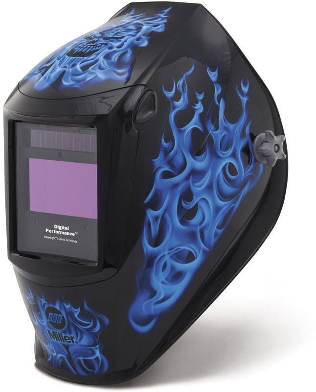 Miller Blue Rage Digital Performance ClearLight 4x Welding Helmet 296753