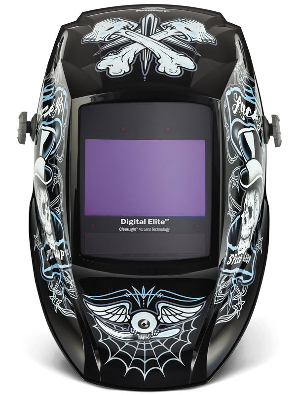 Miller Lucky's Speed Shop Digital Elite ClearLight 4x Welding Helmet 296766