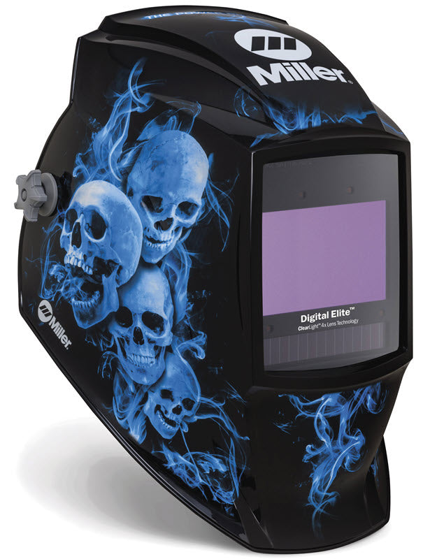 Miller Blue Rage II Digital Elite ClearLight 4x Welding Helmet 296774