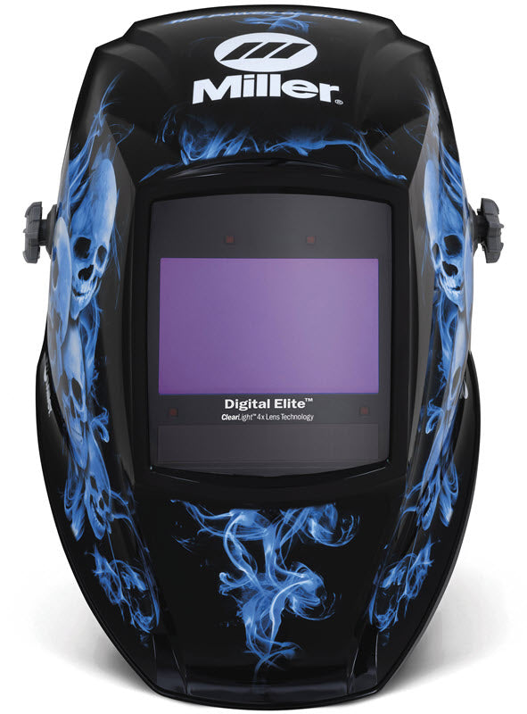 Miller Blue Rage II Digital Elite ClearLight 4x Welding Helmet 296774