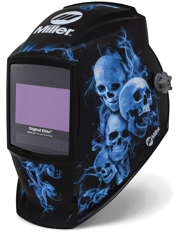 Miller Blue Rage II Digital Elite ClearLight 4x Welding Helmet 296774